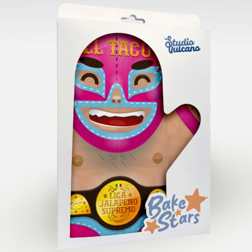 Guanto da forno Bake Star El Taco lottatore wrestling messicano